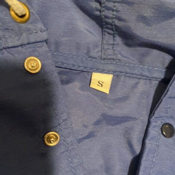 Patagonia Vintage 80s/90s Blue Hooded Pullover Jacket Small S - Picture 5 of 7